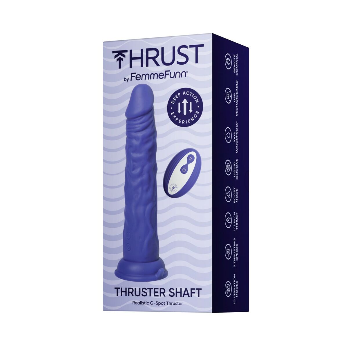 Realistisk dildo FemmeFunn Purpur - 2