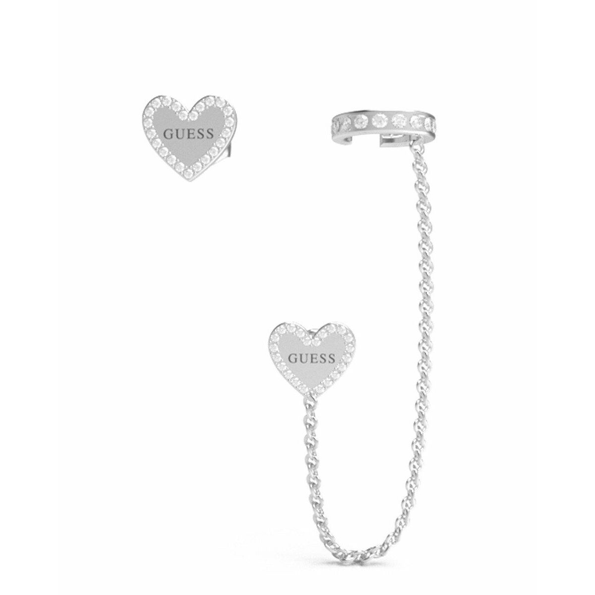 Dam örhängen Guess JUBE01080JWRHT-U Rostfritt stål 4 cm - 2