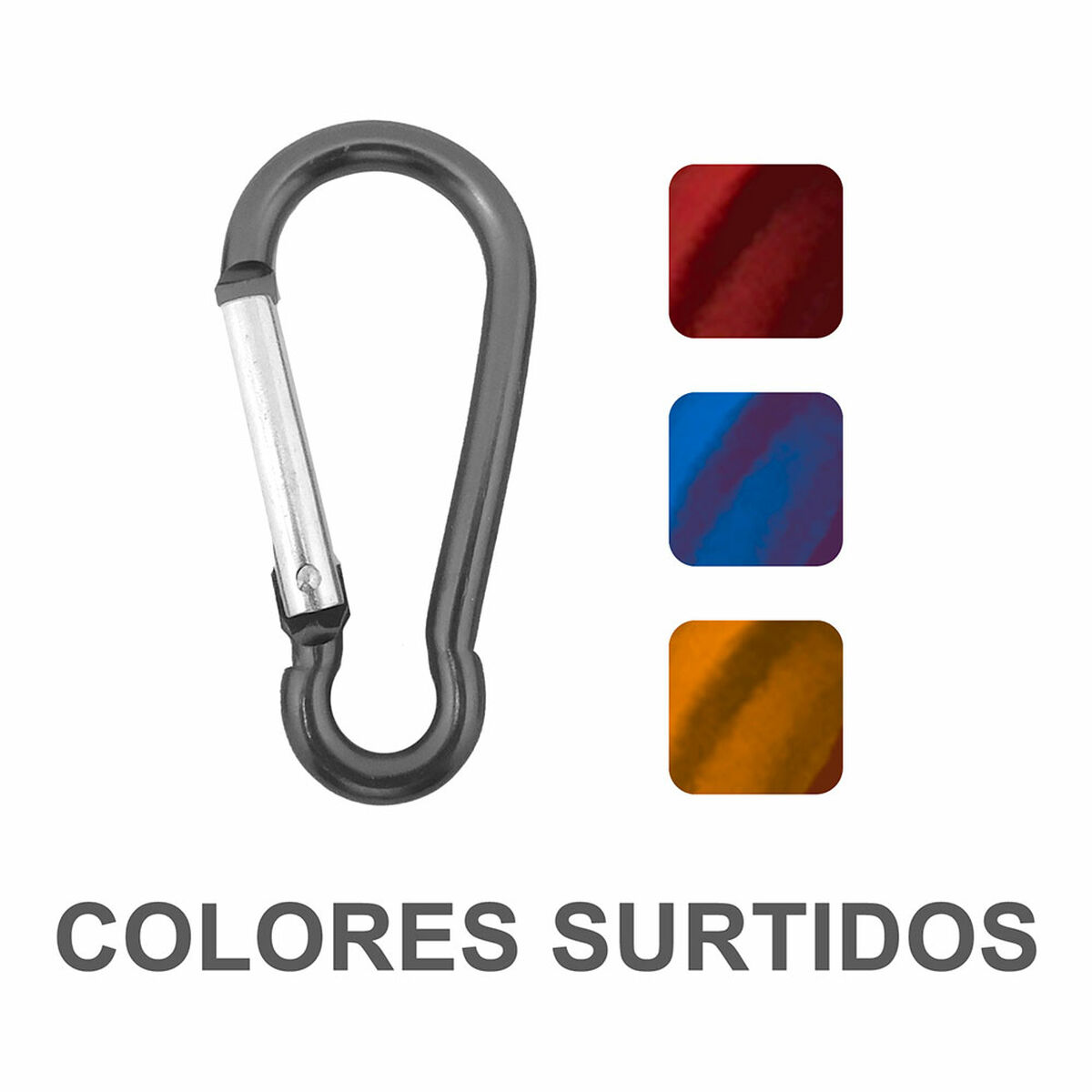 Karbinhake EDM 86055 msq04 Multicolour Aluminium 10 X 100 MM - 3