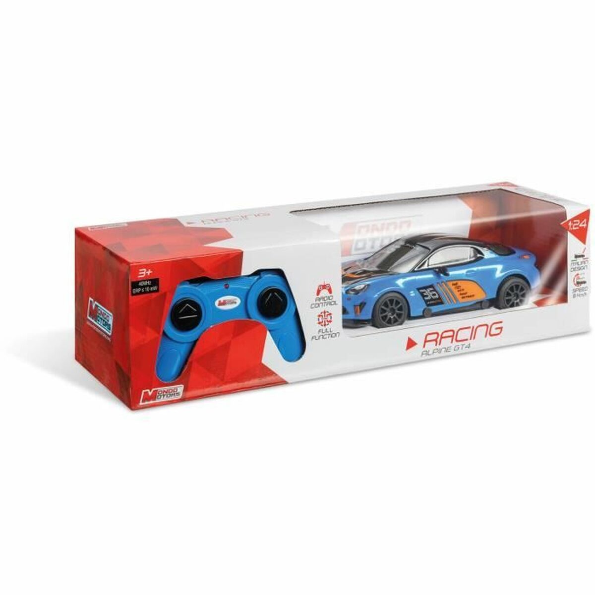 Radiostyrd bil Mondo Alpine A110 GT4 Blå Turkos - 2