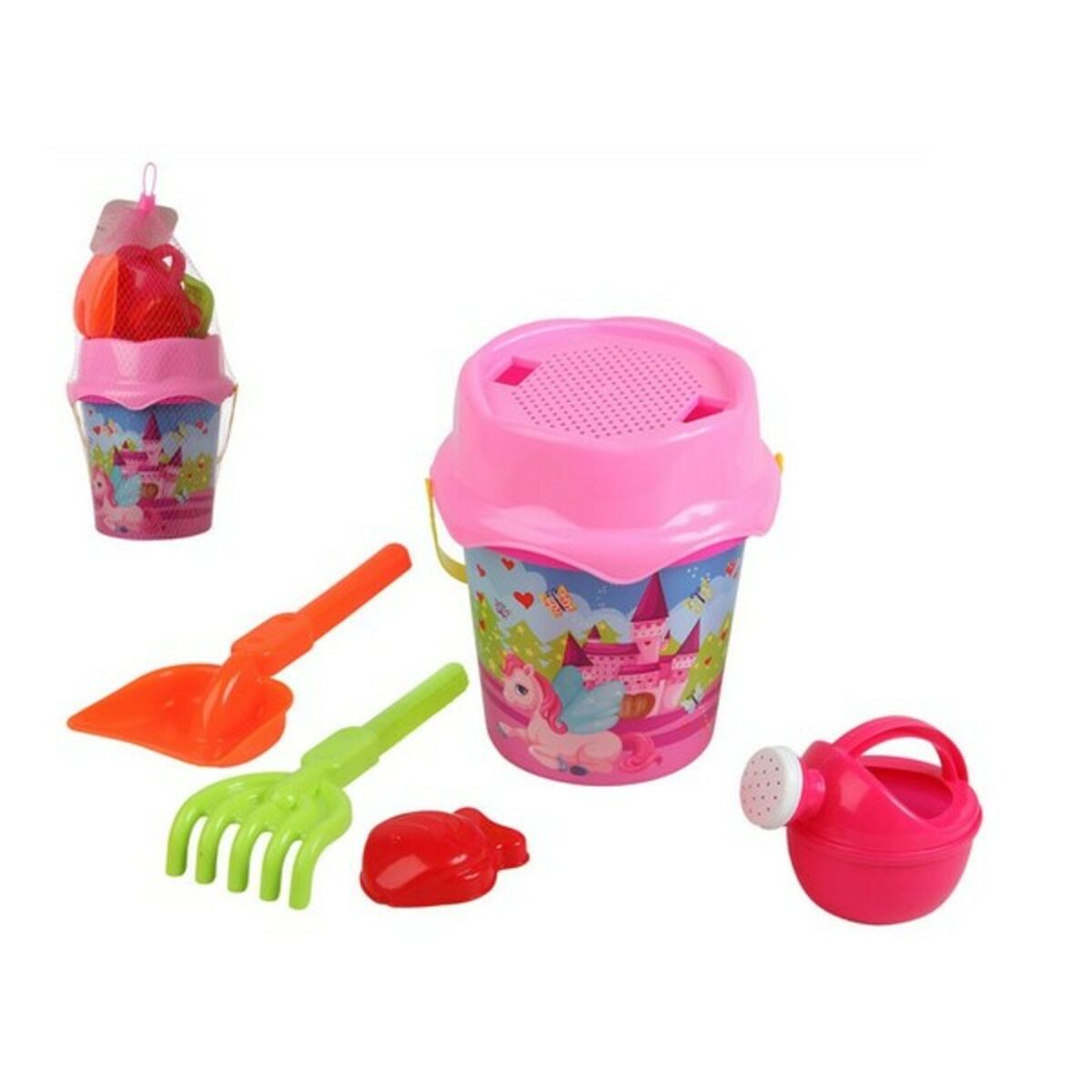 Strandleksaker set Unicorn Multicolour 30 x 17 cm - 2