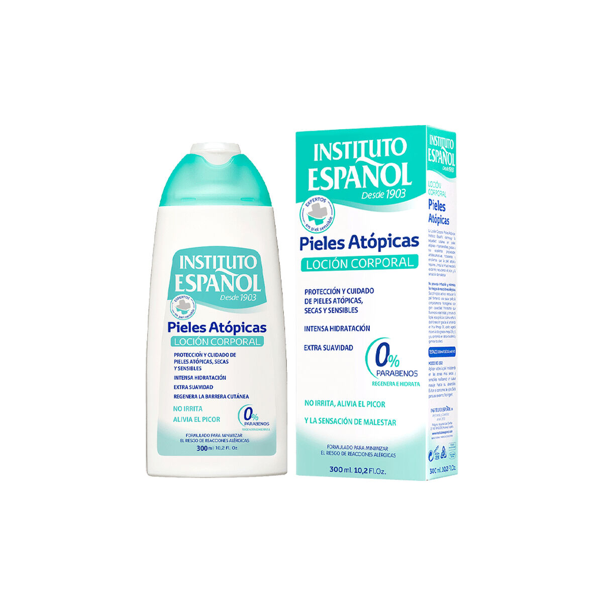 Atopisk hud Body Milk Instituto Español (300 ml) 300 ml - 2