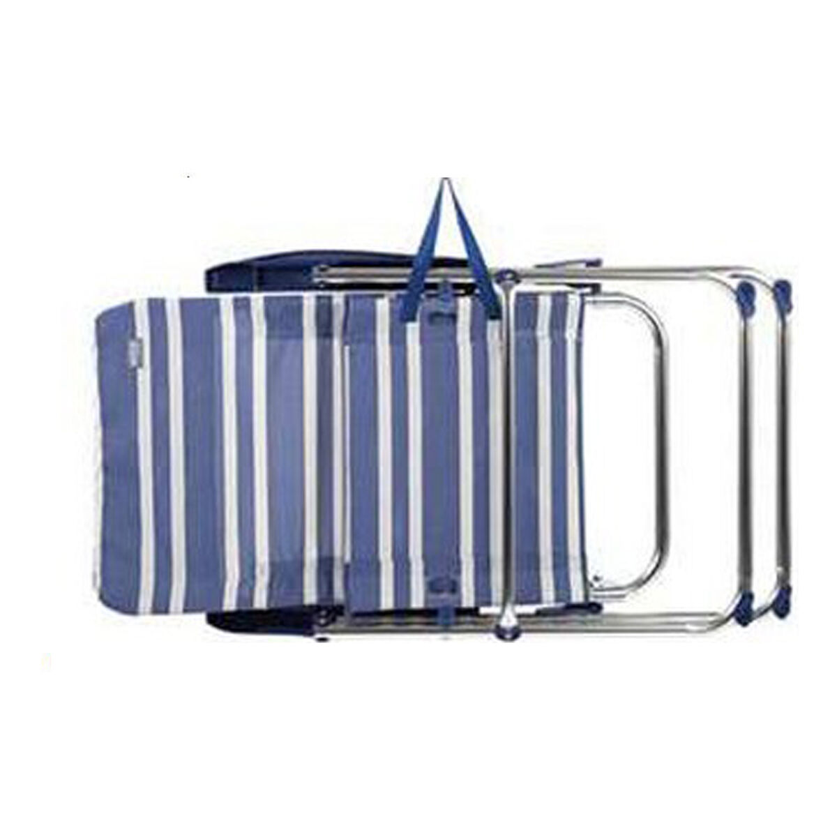 Strandstol Aktive Mykonos 61 X 69 X 108 cm Blå Aluminium Strand - 2