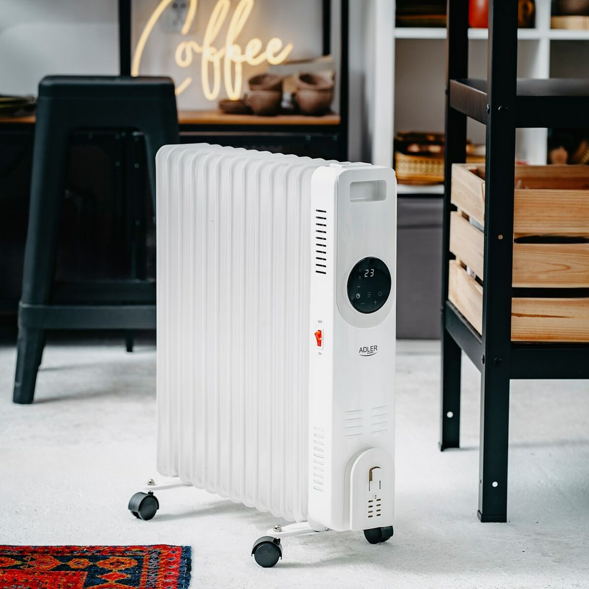 Oljeelement Adler AD 7826 Vit 2500 W - 5