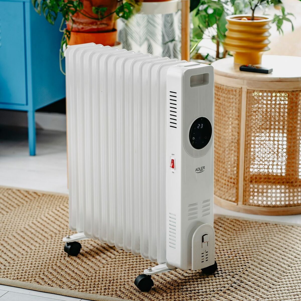 Oljeelement Adler AD 7826 Vit 2500 W - 8