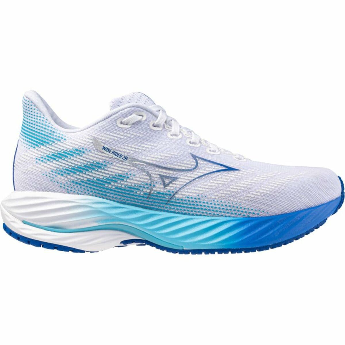Löparskor, Vuxna Mizuno Wave Rider 28 Vit Kvinna