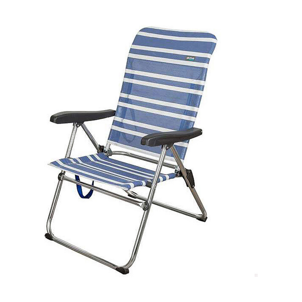 Strandstol Color Baby 61 x 63 x  93 cm Vit Marinblå