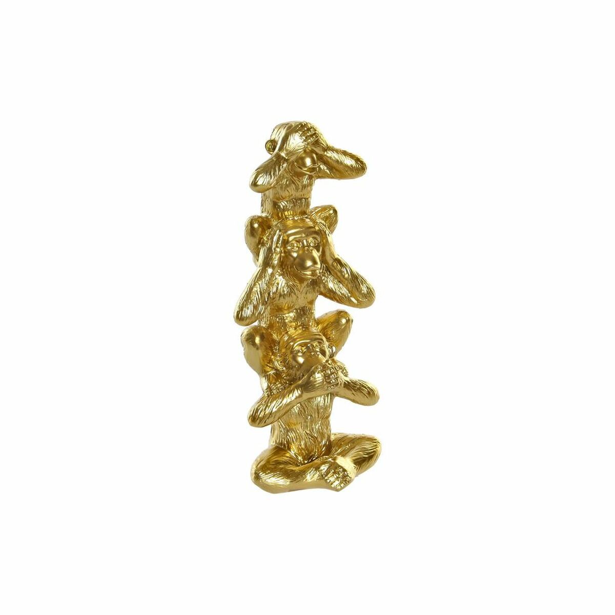 Prydnadsfigur DKD Home Decor Gyllene Kolonial 8,5 x 6 x 20 cm - 3