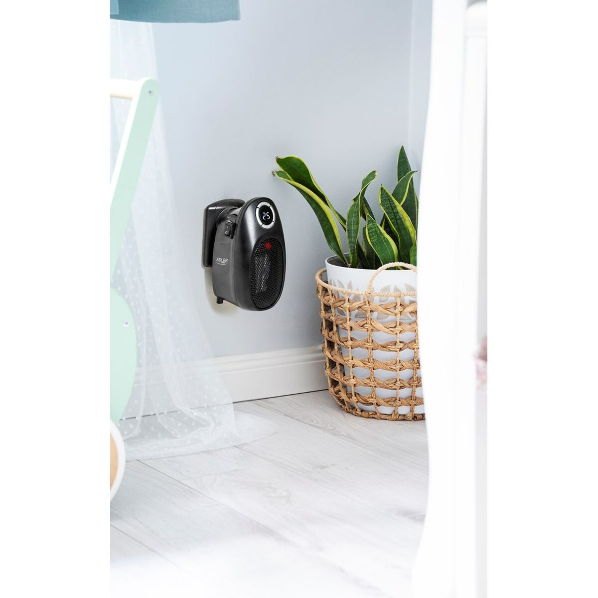 Bärbar värmefläkt Adler AD 7726 Svart 1500 W - 7