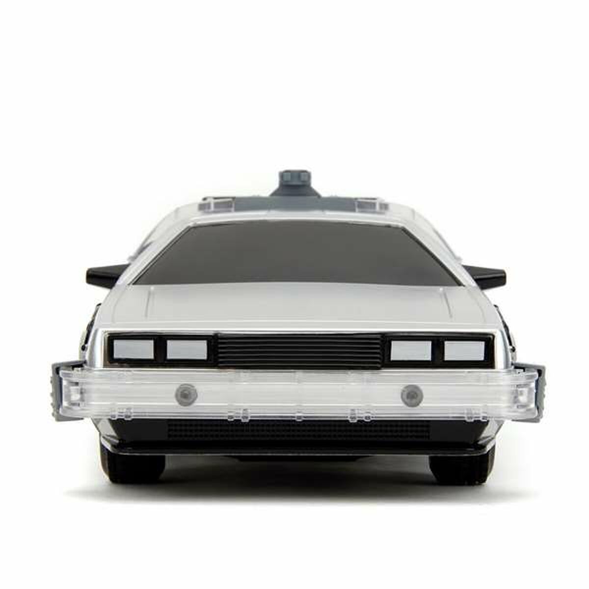 Radiostyrd bil Back to the Future Delorean Silvrig 1:16 - 7