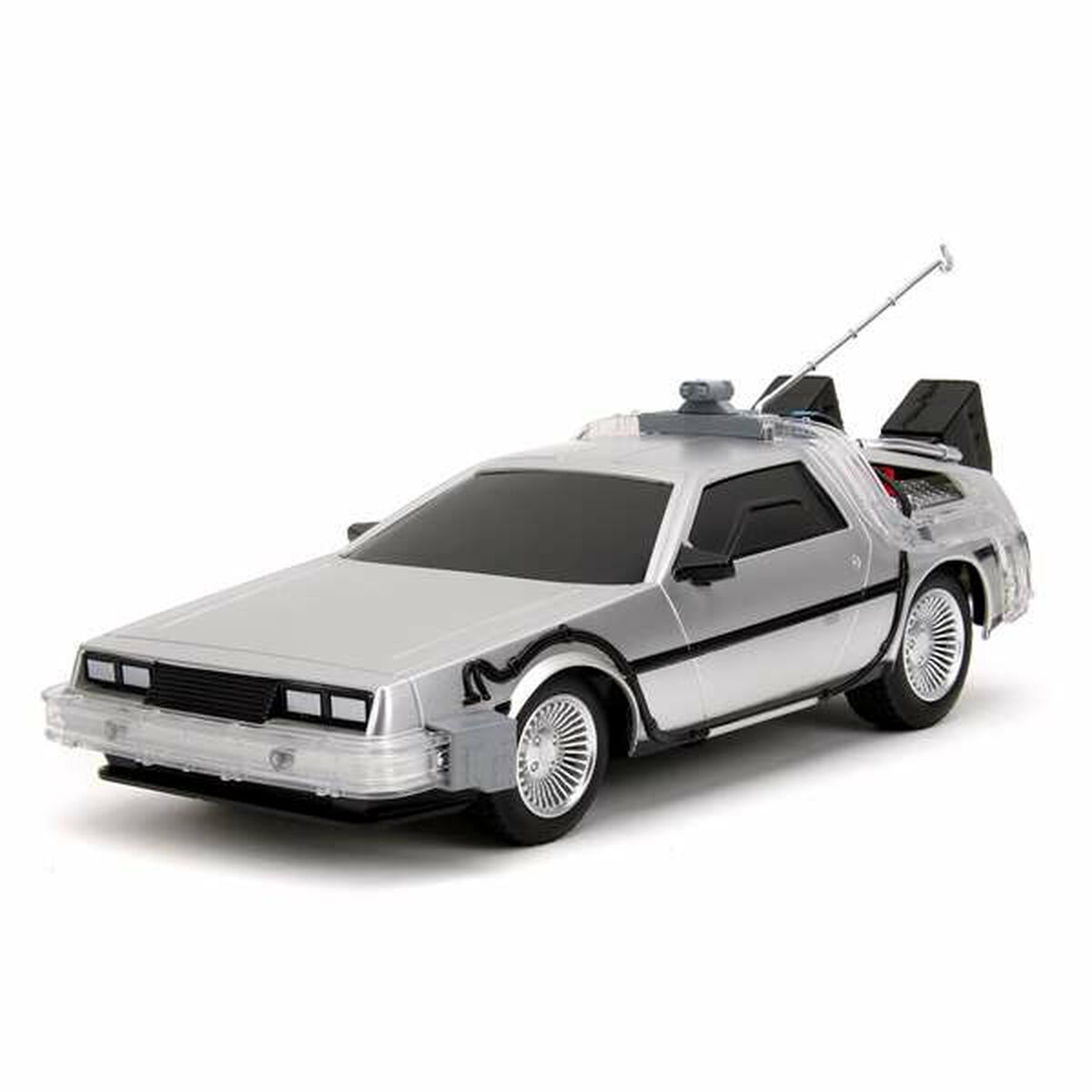 Radiostyrd bil Back to the Future Delorean Silvrig 1:16 - 4