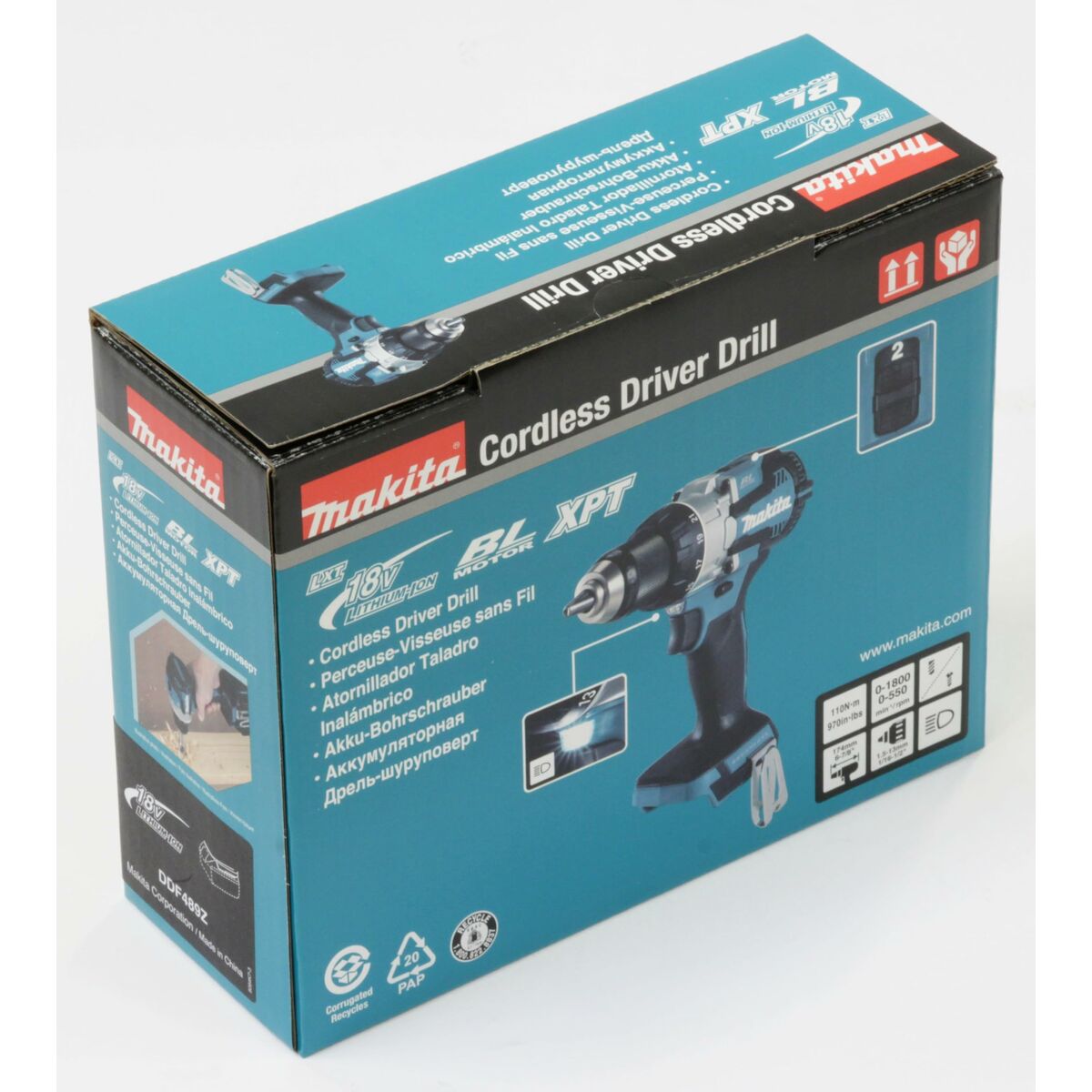 Elektrisk skruvmejsel Makita DDF489Z 60 Nm - 5