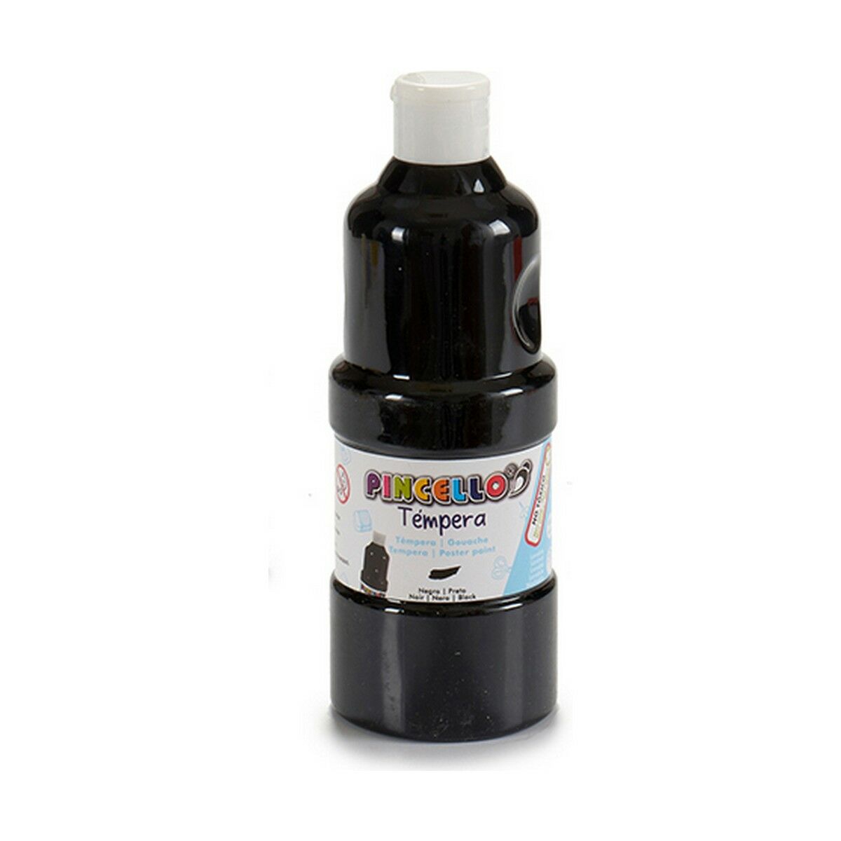 Gouache Pincello Svart 400 ml (6 antal) - 2