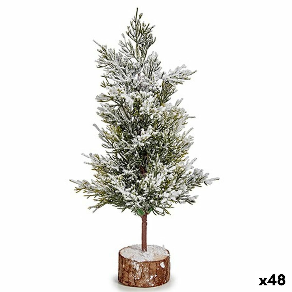 Julgran Brun Grön Trä Plast 16 x 31 x 16 cm (48 antal) - 3