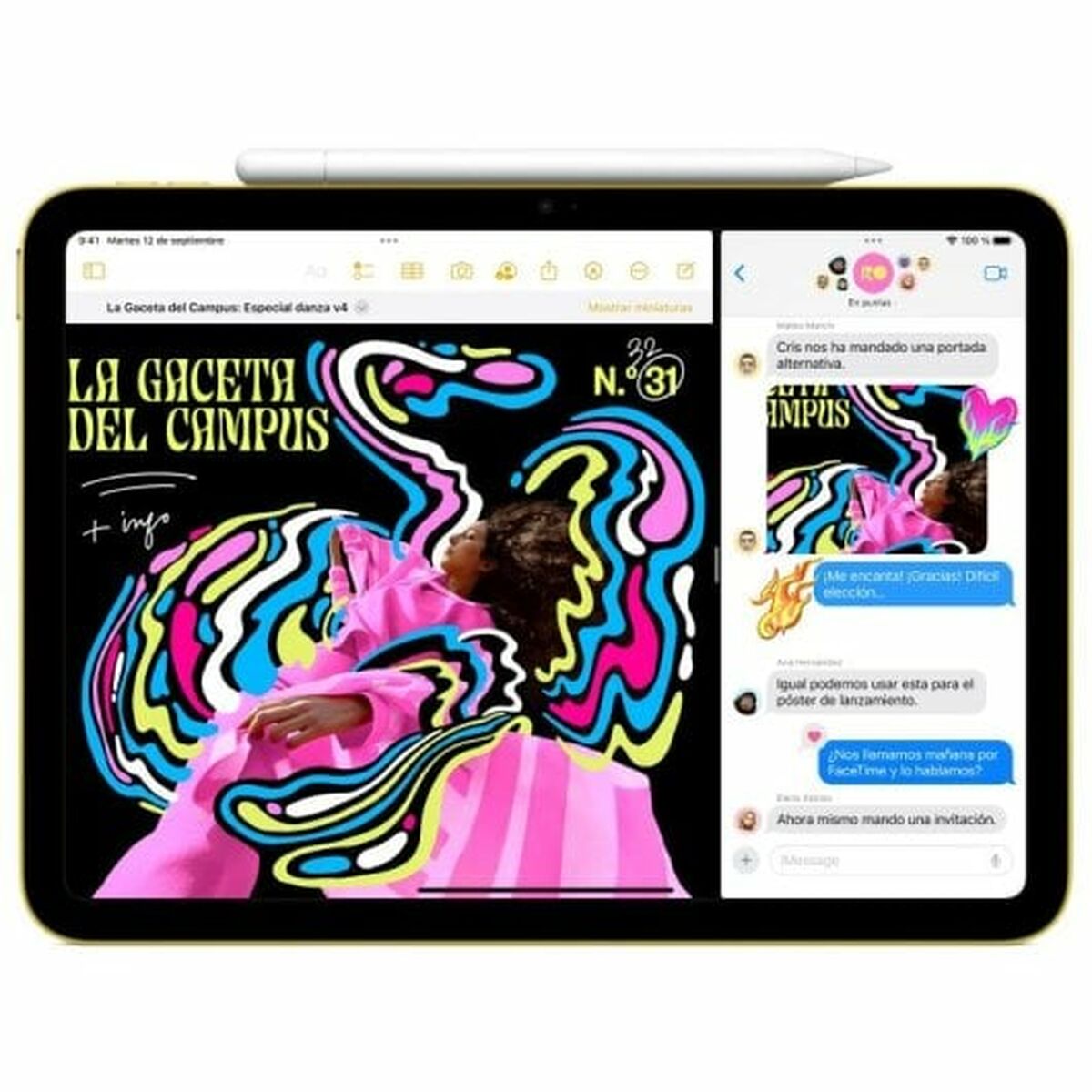 Läsplatta Apple MCMN4TY/A 10,9" 256 GB Silvrig - 4