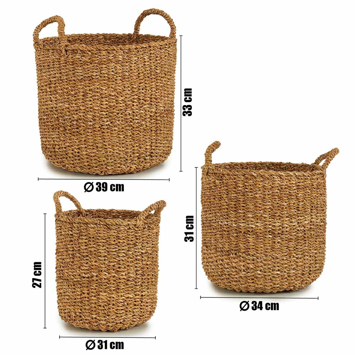 Korgset Gift Decor BDH-12 Brun Havsalger - 2