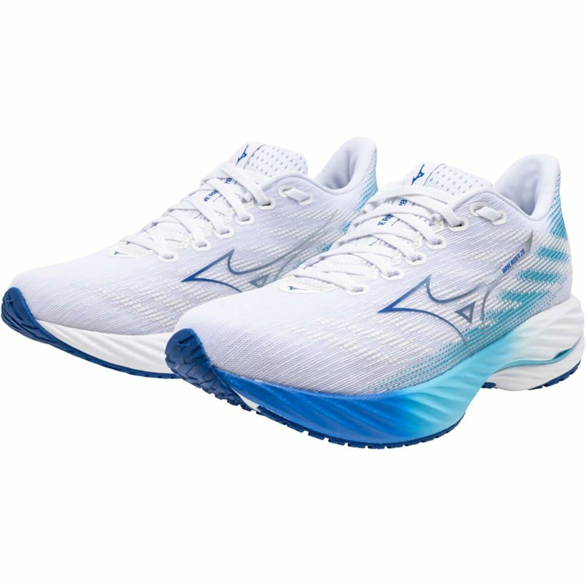 Löparskor, Vuxna Mizuno Wave Rider 28 Vit Kvinna - 3
