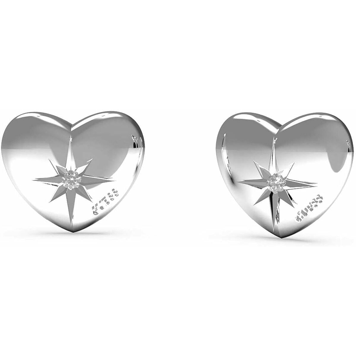 Dam örhängen Guess JUBE01445JWRHT-U Rostfritt stål 1 cm - 2