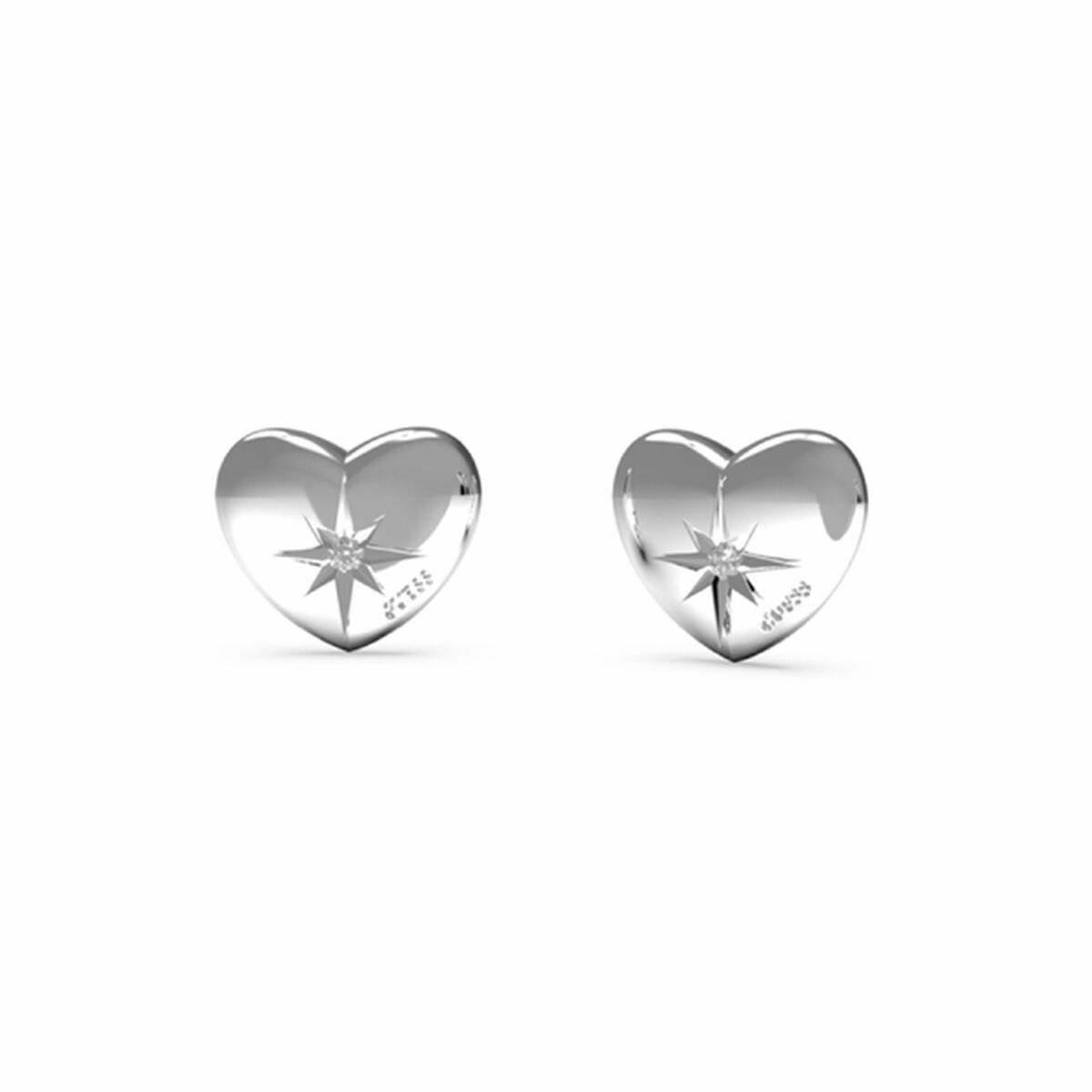 Dam örhängen Guess JUBE01445JWRHT-U Rostfritt stål 1 cm