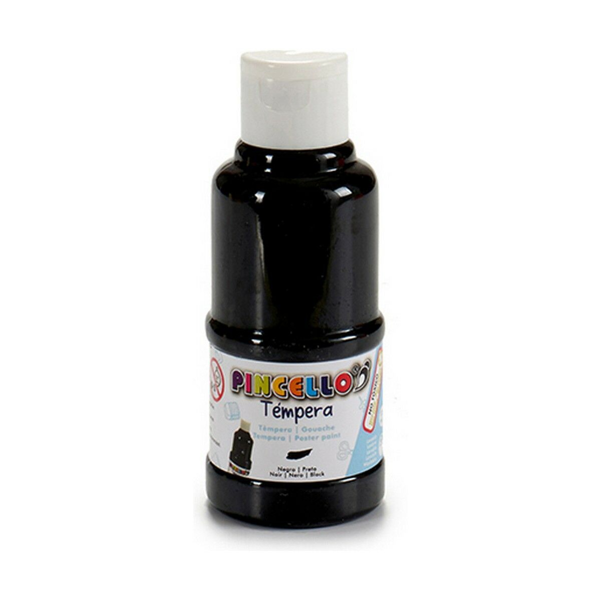 Gouache Pincello Svart 120 ml (12 antal) - 3