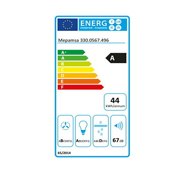 Konventionell fläkt Mepamsa CUADRO 90 Svart 90 cm 61 dB 580 m3/h