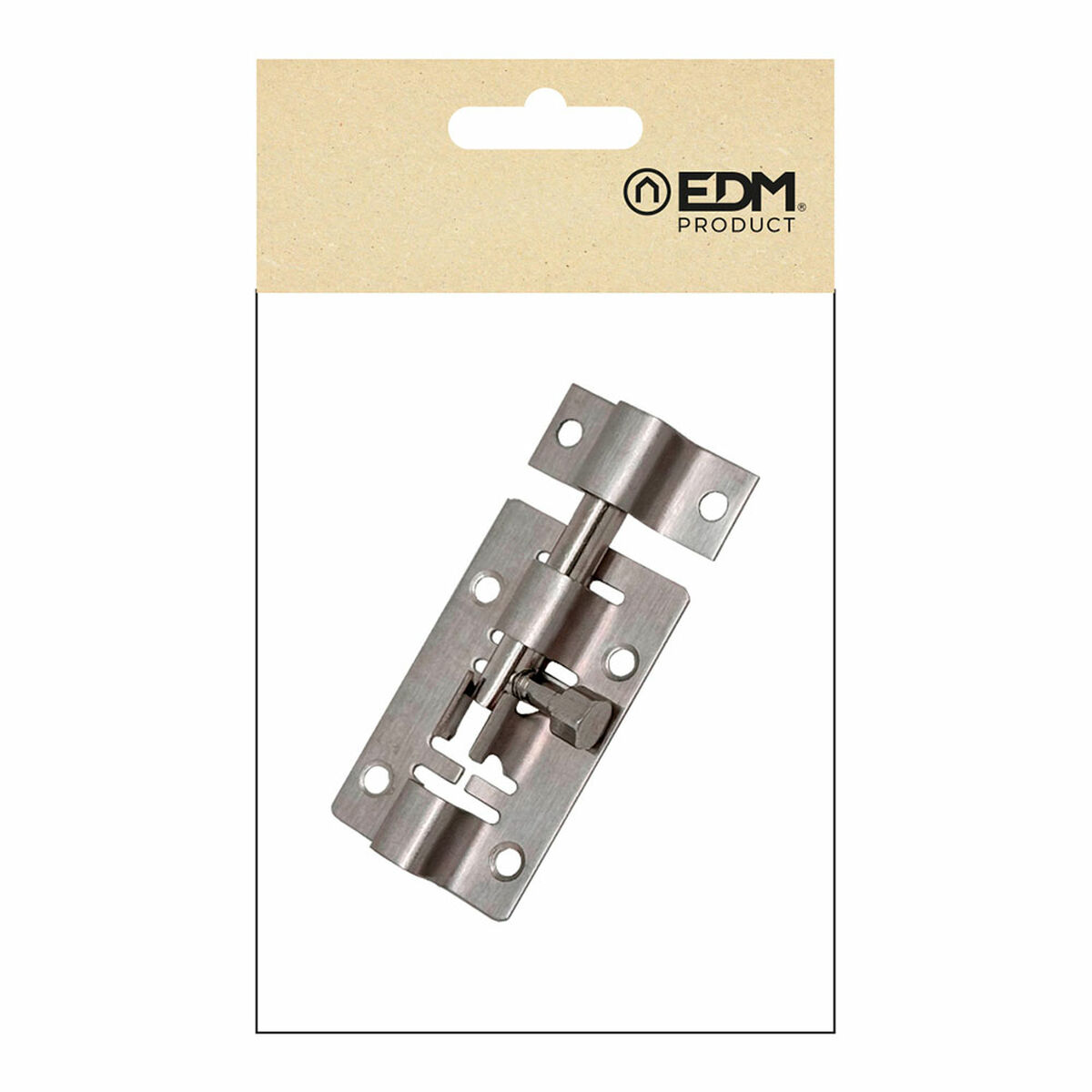 Dörrbult EDM 86077 ps15 Rostfritt stål 100 mm - 2