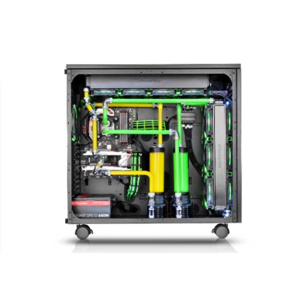 ATX Semitorn THERMALTAKE Core W100 Blå Svart - 5