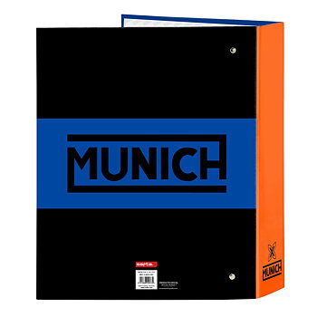 Ringpärm Munich Submarine Elektrisk blå A4 27 x 33 x 6 cm
