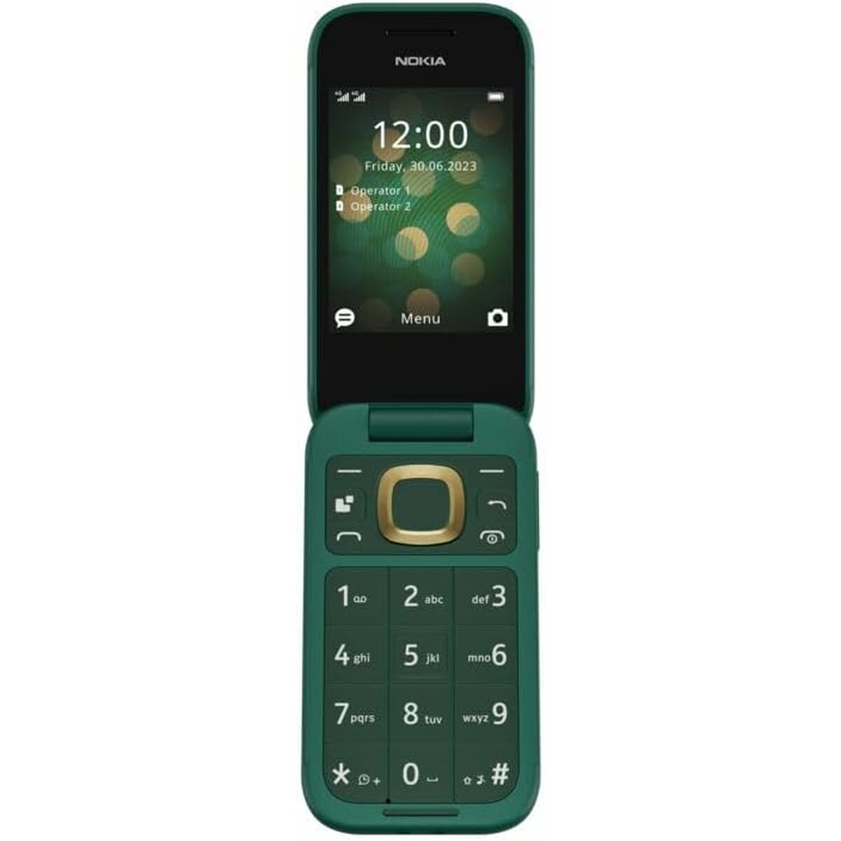 Mobiltelefon Nokia 2660 FLIP Grön 2,8" 128 MB - 2