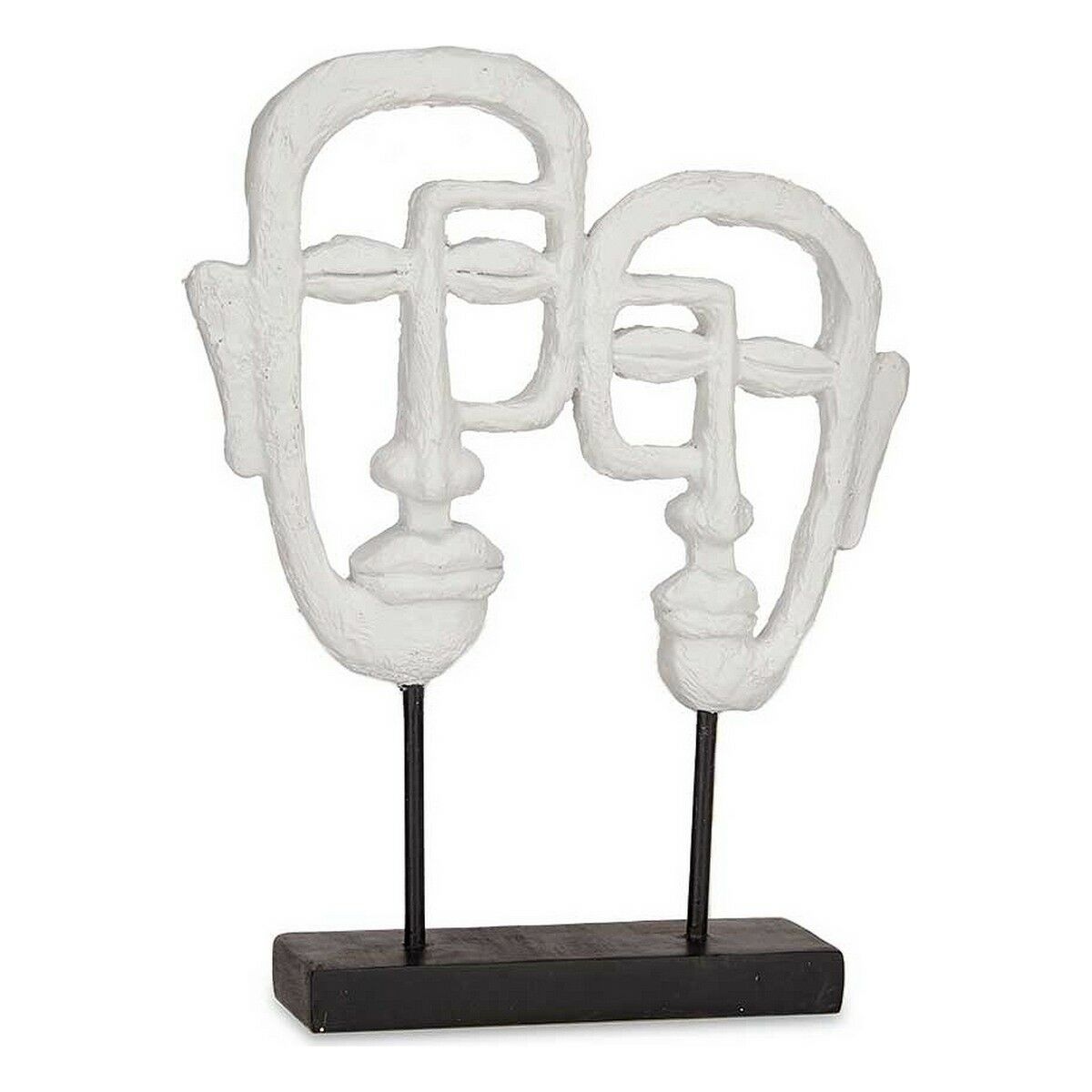 Prydnadsfigur Gift Decor Vit Ansikte 27 x 32,5 x 10,5 cm