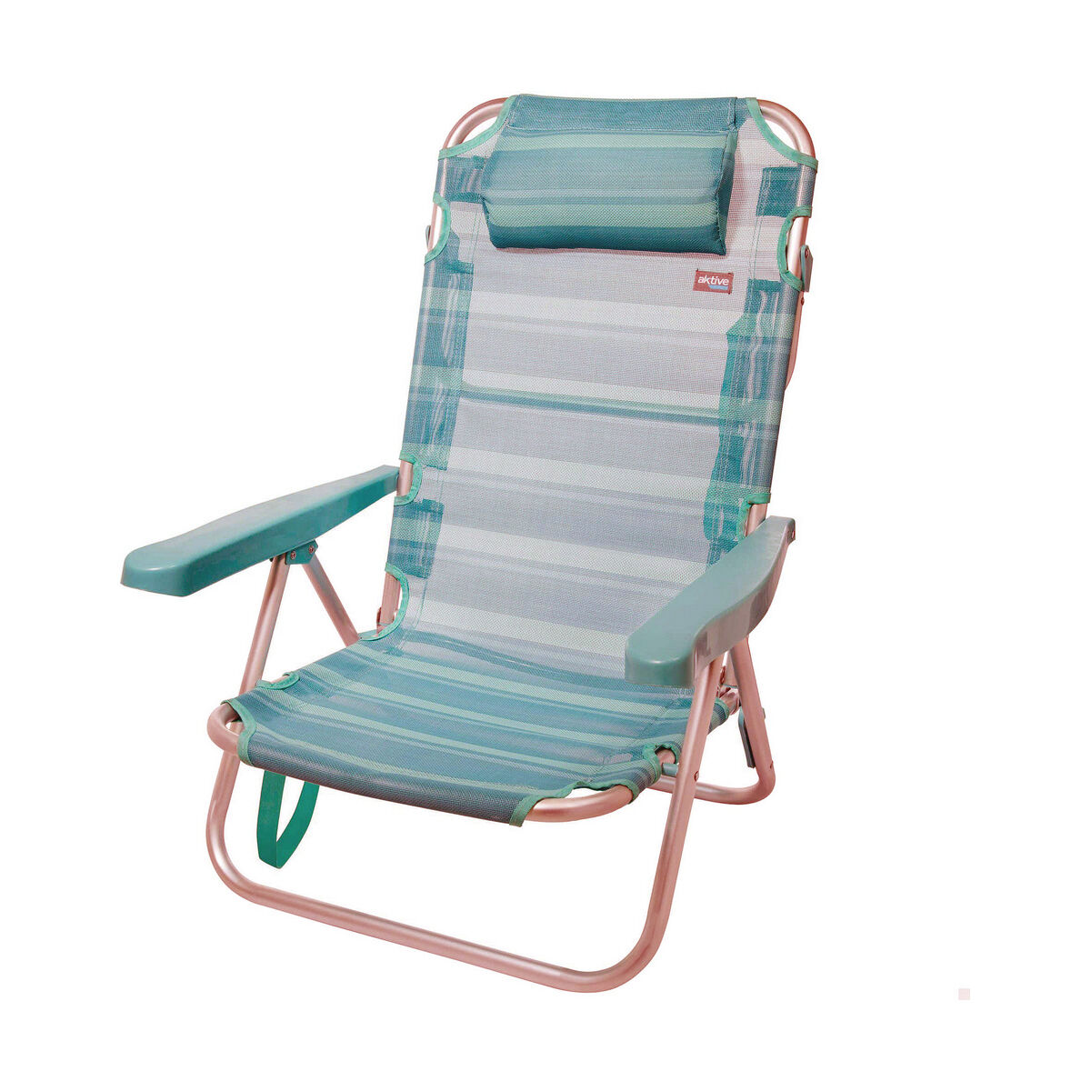 Hopfällbar Stol Colorbaby Mediterran Vit Turkos 48 x 45,5 x 84 cm - 2