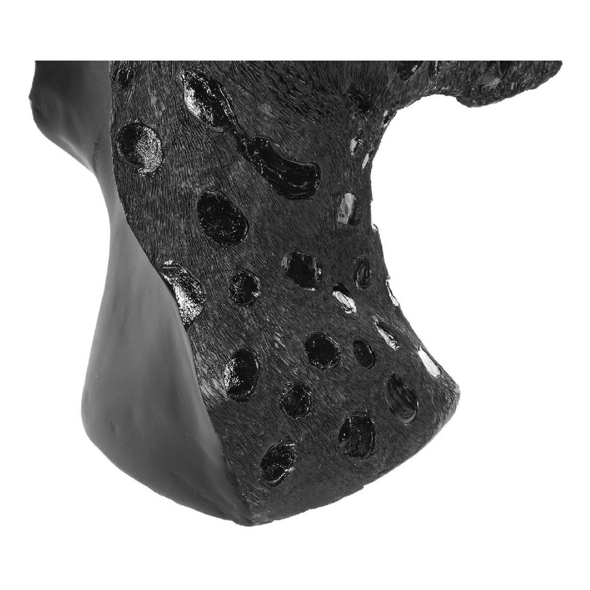 Prydnadsfigur DKD Home Decor Grå Gyllene Kolonial Djur 27,5 x 23,5 x 33 cm (2 antal) - 3