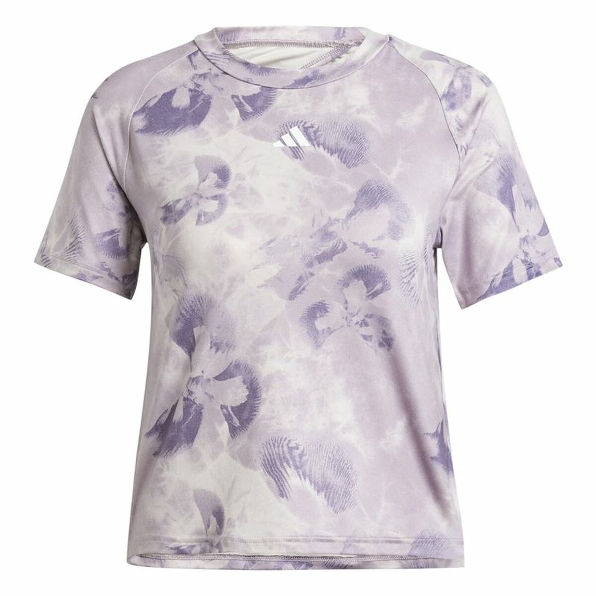 T-shirt med kortärm Dam Adidas Essentials Aop Flower (M)