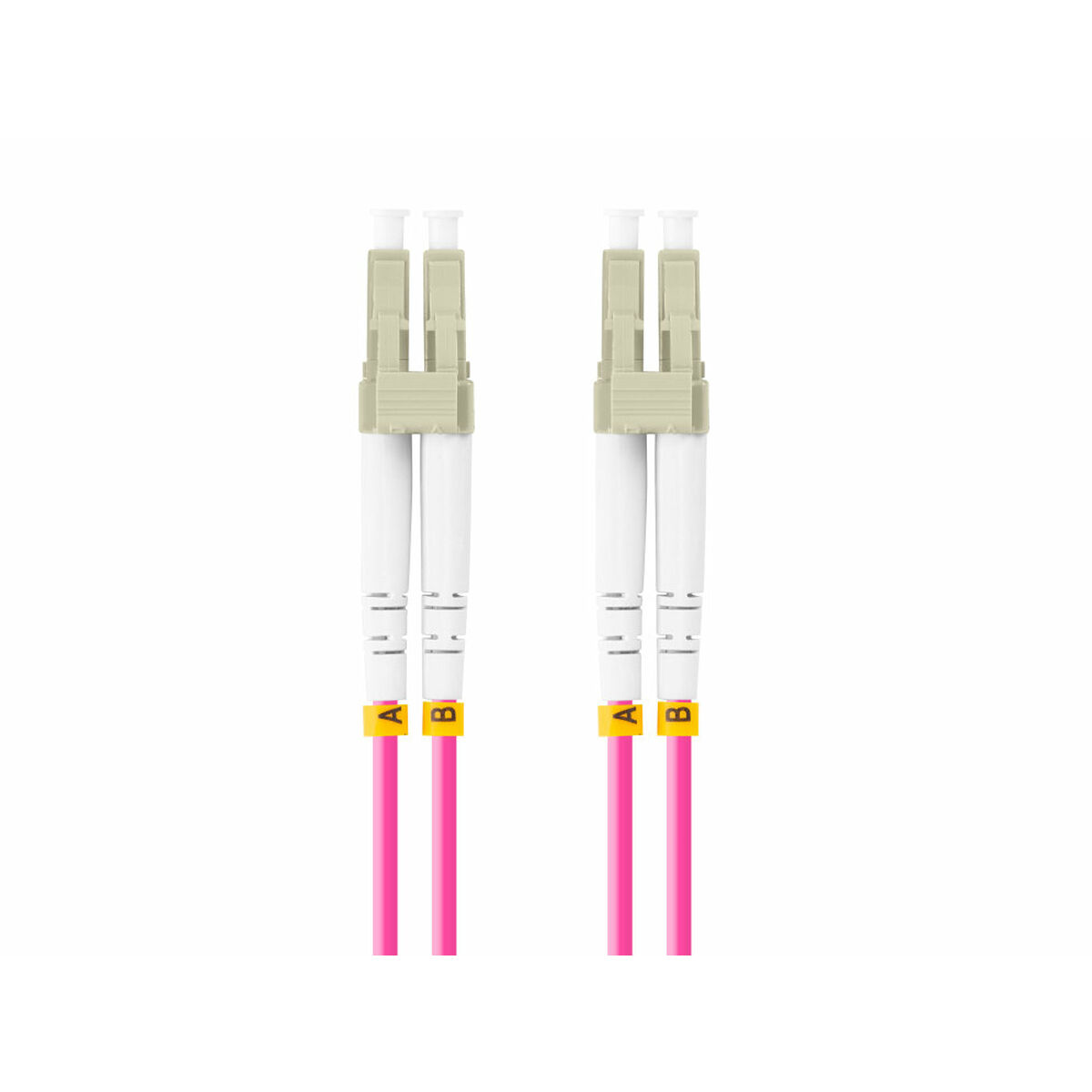 Slang Lanberg OM4 50/125 Violett Duplex 1 m