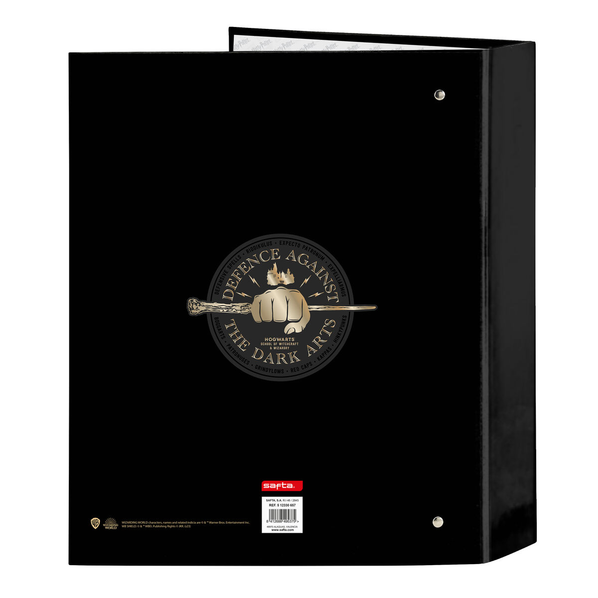 Ringpärm Harry Potter Bravery Svart A4 27 x 33 x 6 cm - 2