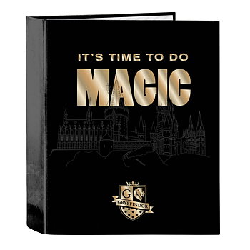Ringpärm Harry Potter Bravery Svart A4 27 x 33 x 6 cm