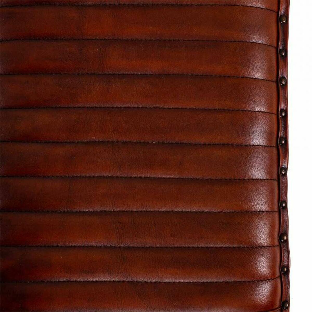 Bänk Alexandra House Living Läder Mangoträ 51 x 38 x 125 cm - 5