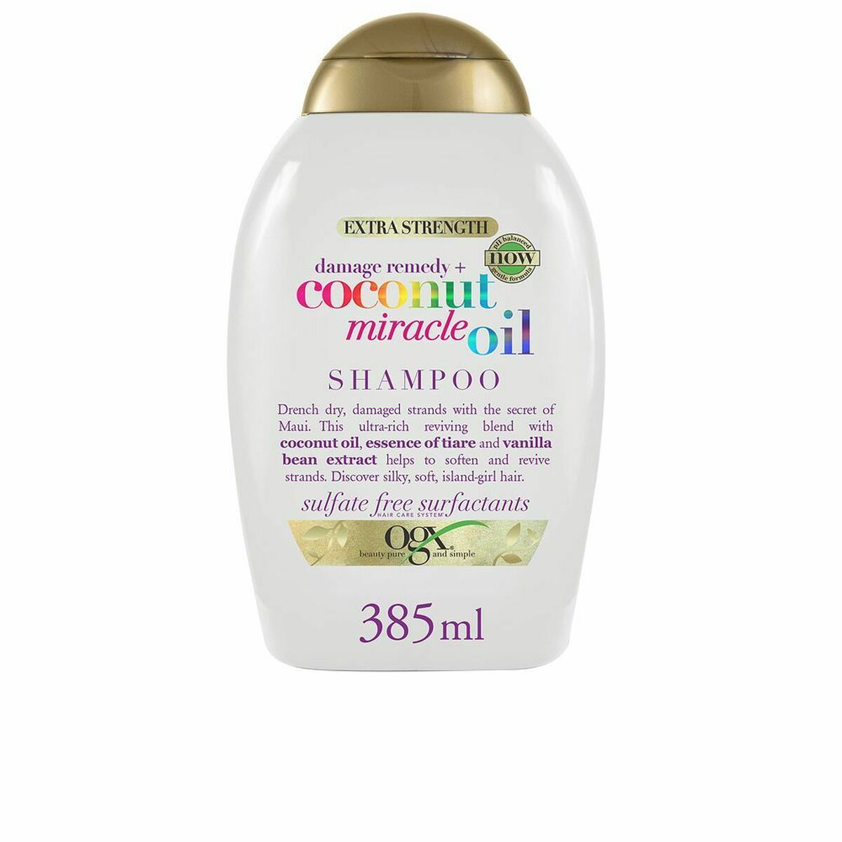 Stärkande schampo OGX Coconut Miracle Oil 385 ml