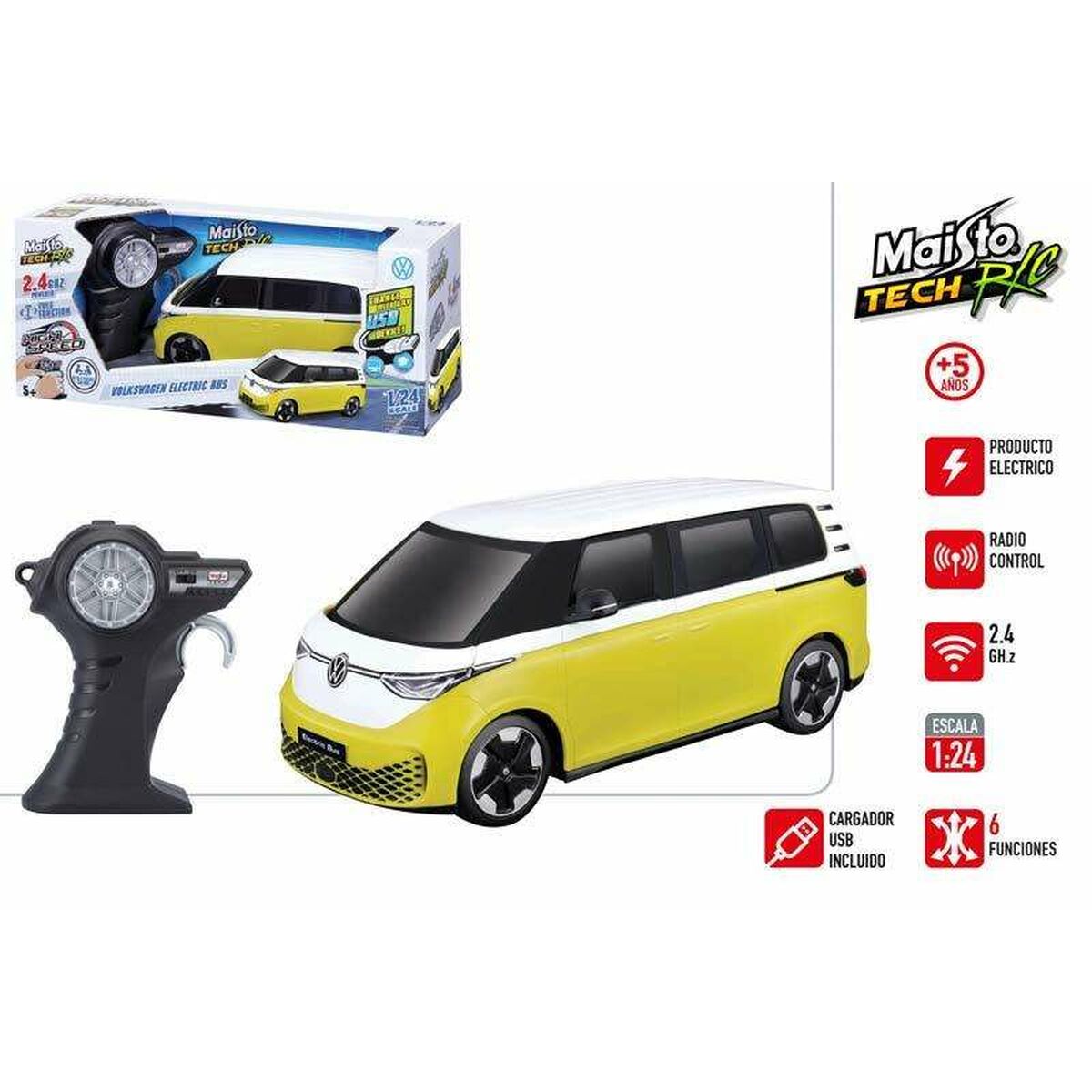 Radiostyrd bil Maisto Volkswagen 1:24 - 4