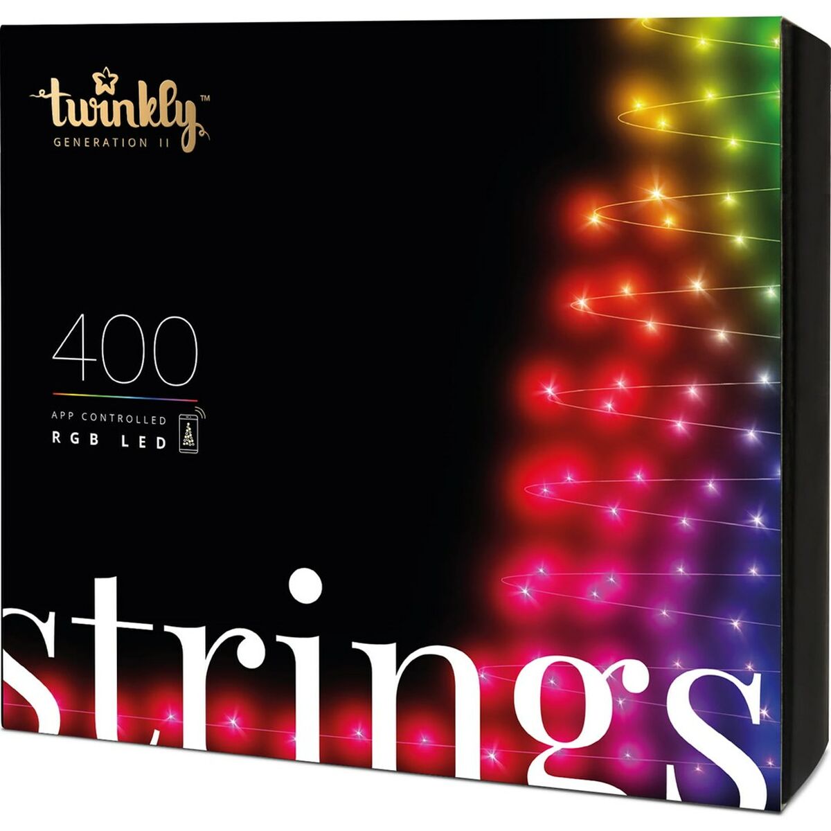 LED-Ljus Twinkly SMART STRINGS 400 - 4