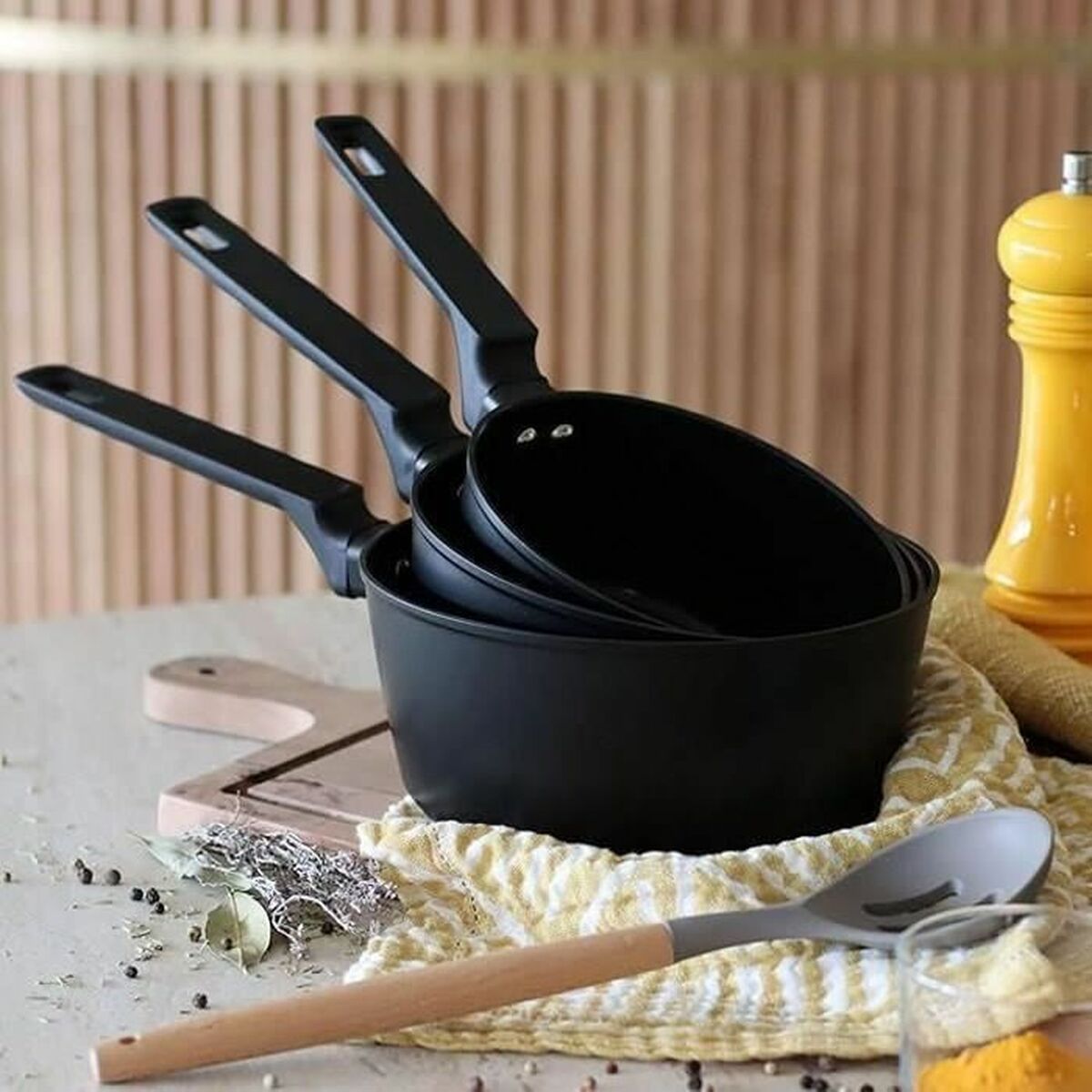 Kokpanna Menastyl Aluminium Ø 18 cm Ø 20 cm 2 Delar (2 antal) - 3