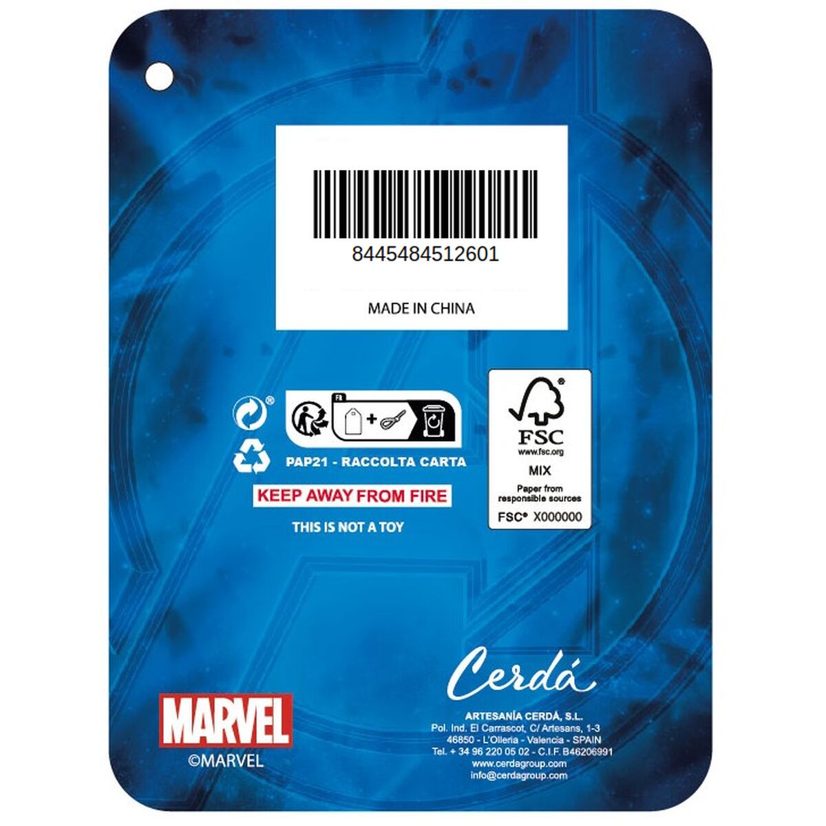 Aktivitetslåda för förgläggning The Avengers Blå - 2