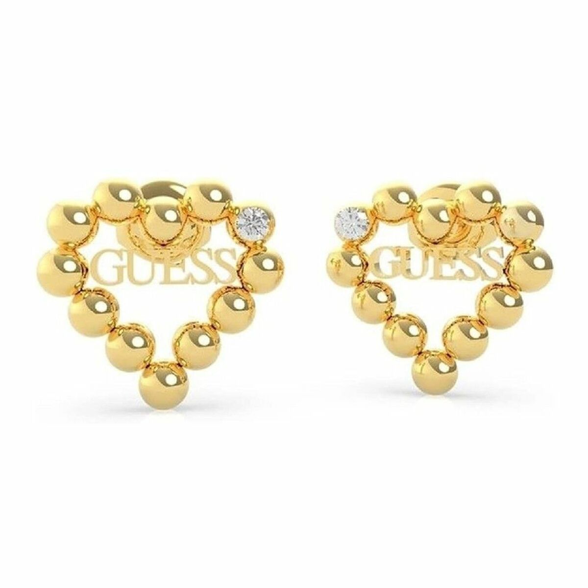 Dam örhängen Guess JUBE02181JWYGT-U Rostfritt stål 1 cm - 3