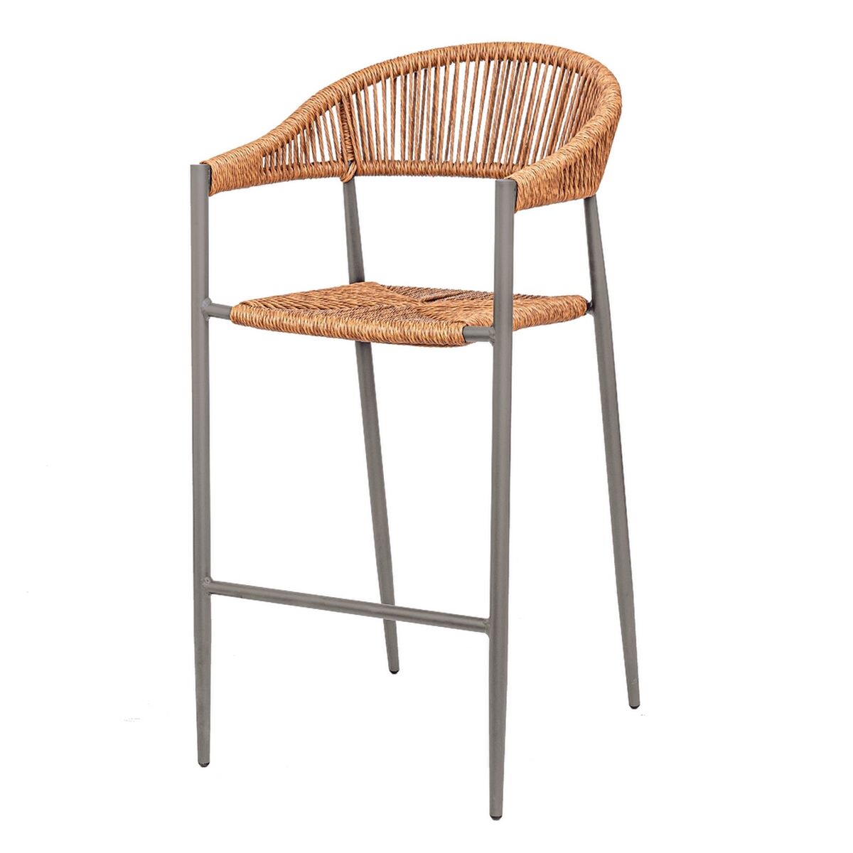 Sittpall Neska Vit Syntetisk Aluminium 56 x 56,5 x 112 cm