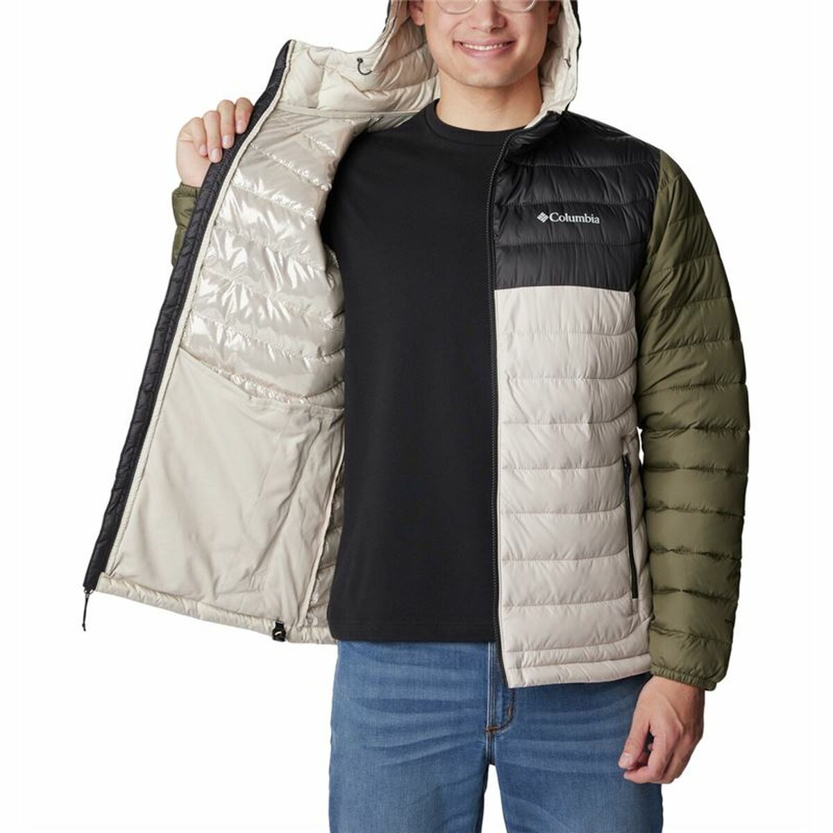 Träningsjacka Herr Columbia Powder Lite™ Beige - 5