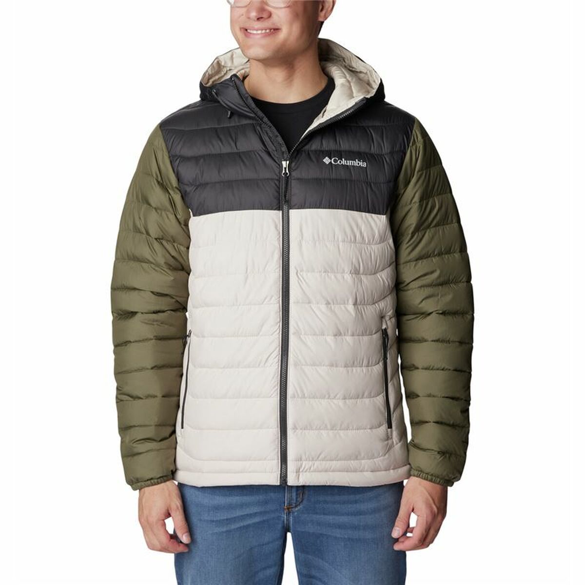 Träningsjacka Herr Columbia Powder Lite™ Beige - 2