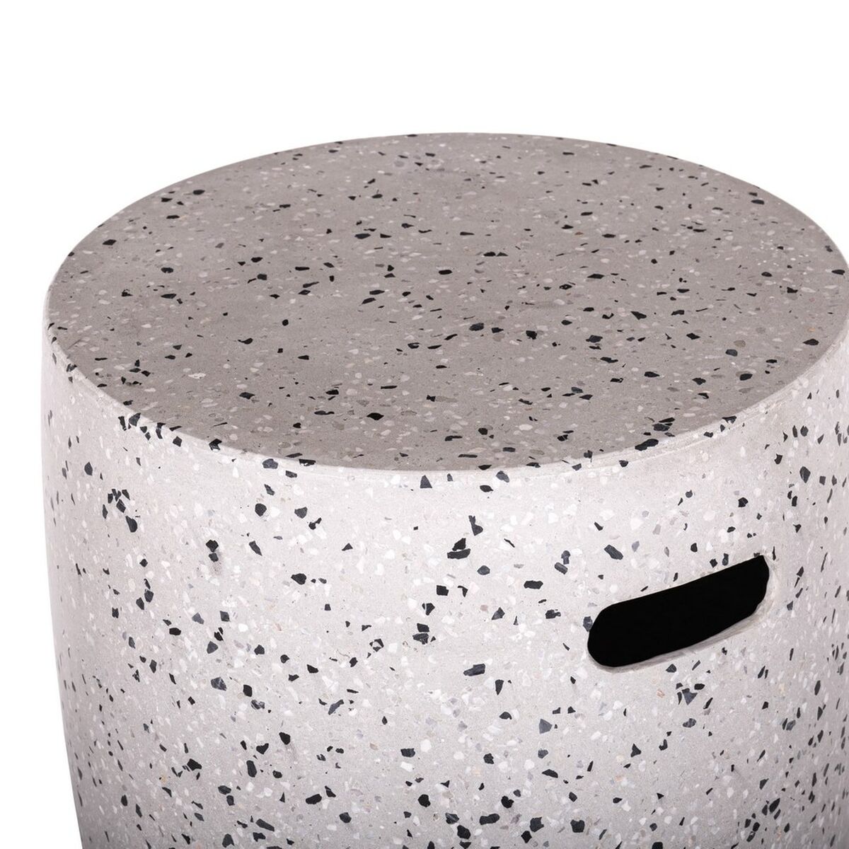 Sittpall Terrazzo Vit 40 x 40 x 45 cm - 2