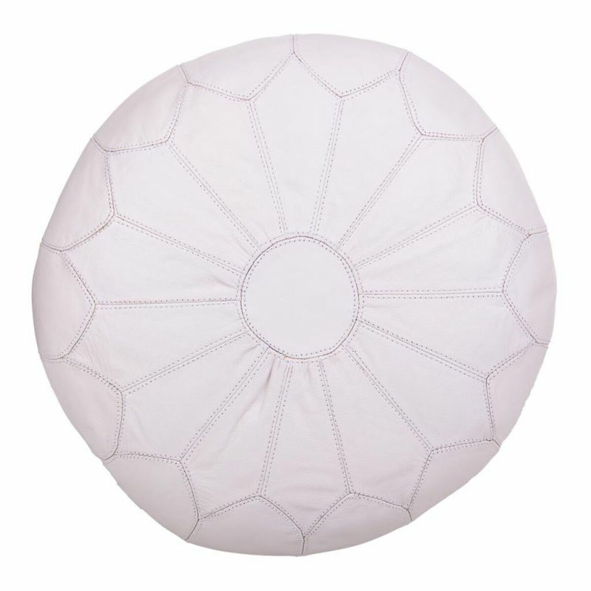 Puff Alexandra House Living Läder 38 x 48 x 48 cm - 6