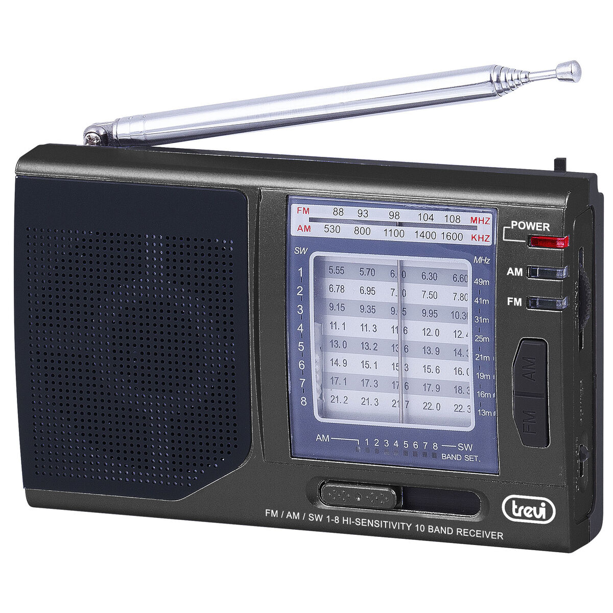 Transistorradio Trevi MB728BK Svart AM/FM