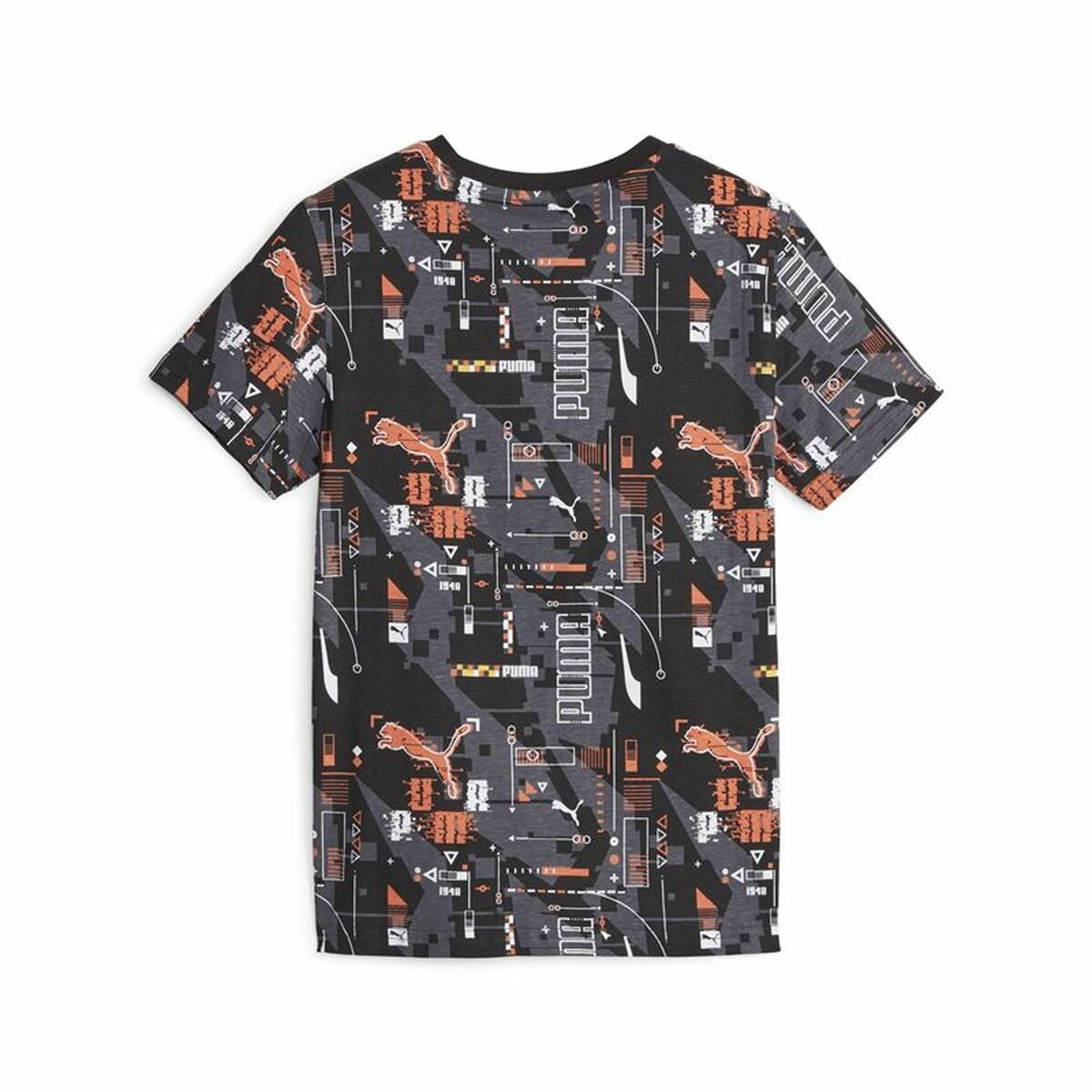 Barn T-shirt med kortärm Puma Ess+ Futureverse Aop Svart - 2